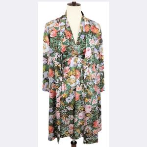 Vintage Vanity Fair 1970s Floral Peignoir Set (Gown & Robe)